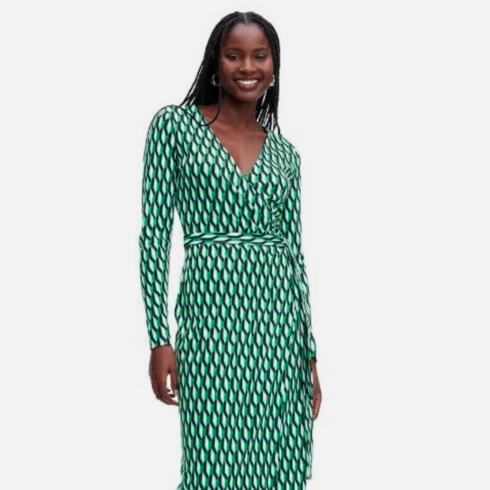Diane Von Furstenberg for Target Geometric Original Wrap Dress - Large - Picture 3 of 6